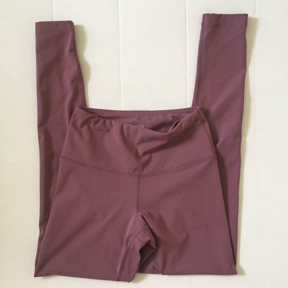 Mauve high waisted leggings